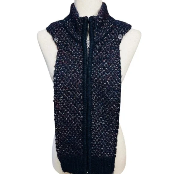 Veronica Beard Dickey Insert Navy Blue & Multi-Color Metallic | One Size - Picture 3 of 10